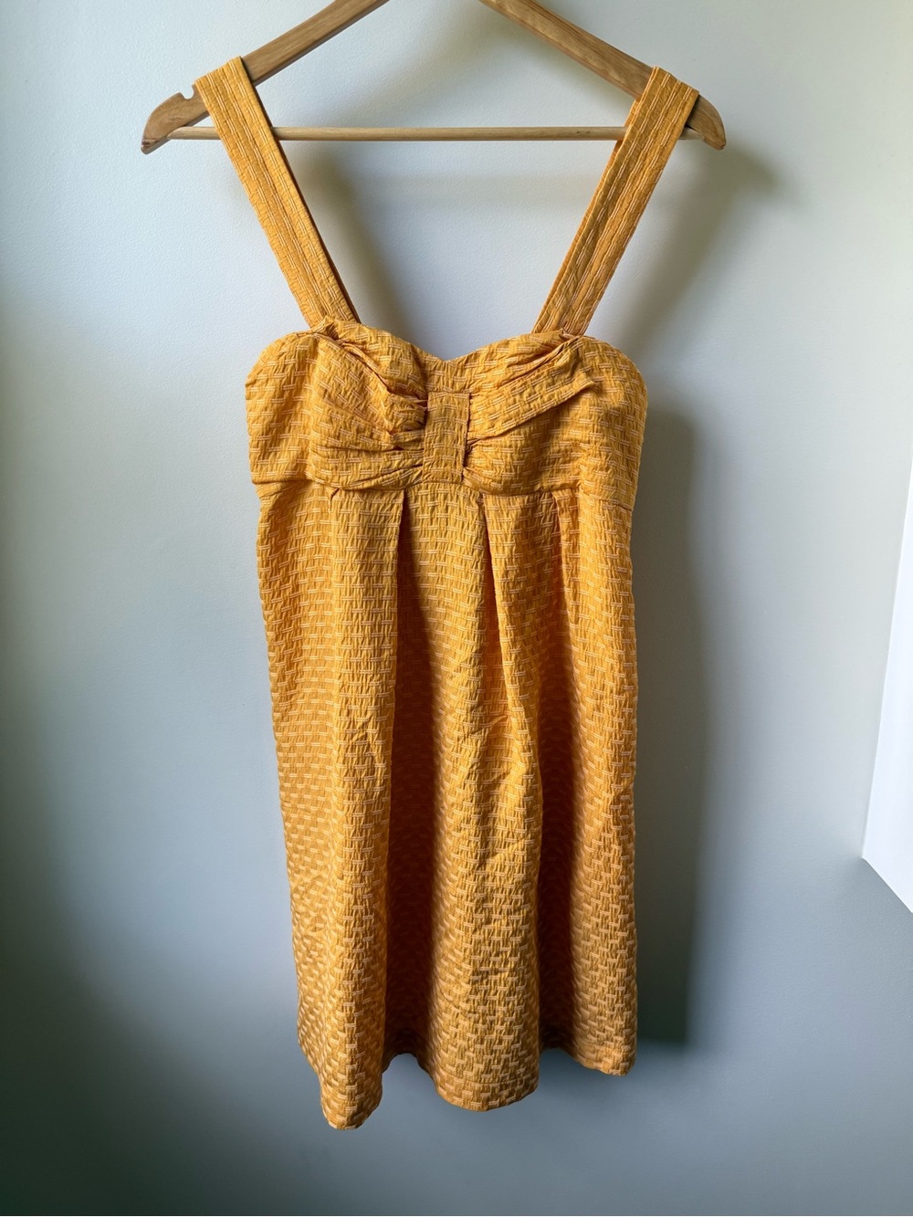 SEE‎ BY CHLOE Silk Cotton Jacquard Mini Dress Textured Coquette Babydoll Retro 2